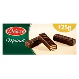 Delacre Matadi gaufrettes enrobées de chocolat noir, 125g