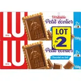 Lu Biscuit Petit Écolier Chocolat au Lait, 2x150g