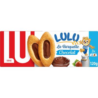 Lu Biscuit Génoise Barquette Chocolat, 18 biscuits - 120g