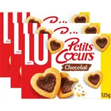 Lu Biscuit feuilleté au chocolat Petits Cœurs, Lot de 3x125g