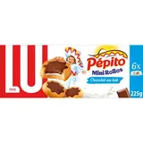 Pépito Biscuits mini rollos chocolat au lait, 6 étuis - 230g