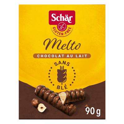 Schär Melto- Barres chocolatées sans gluten, 3x30g