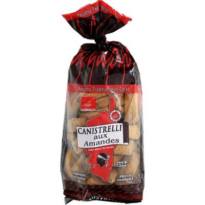 Afa Canistrelli aux amandes - Recette traditionnelle, 350g