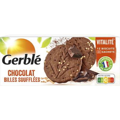 Gerblé Vitalité 12 Biscuits Quinoa Cacao, 132g