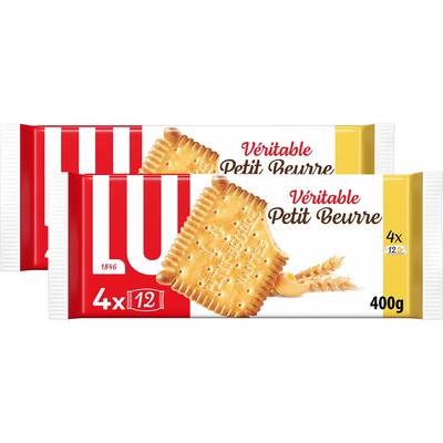 Lu Véritable petit-beurre, Lot de 2x400g