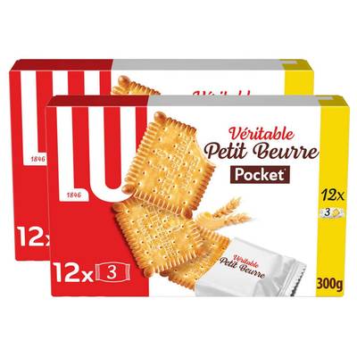 Lu Petit Beurre pocket, Lot de 2x300g