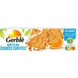 Gerblé Teneur Réduite 20 Goûters aux écorces confites -35% de sucres en moins, 360g