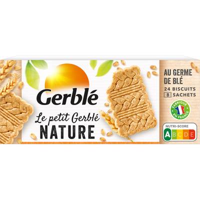 Gerblé Vitalité 24 Biscuits nature -39% de sucres en moins, 200g