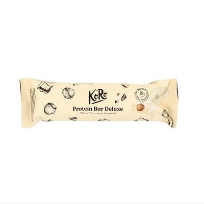 Koro Barre protéinée Deluxe noisettes - chocolat blanc, 55g