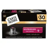 Carte Noire Capsules de café Espresso Intense n°9 compatibles Nespresso, 30 capsules