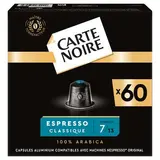 Carte Noire Capsules de café Espresso Classique n°7 compatibles Nespresso, 60 capsules
