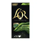 L'or Espresso Café en capsule Bresil Intensité 8, 10 capsules