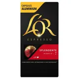 L'or Espresso Café Splendente intensité 7, 10 capsules