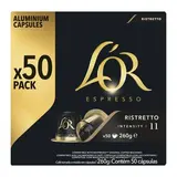 L'or Espresso Café Ristretto N°11, 50 capsules