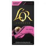 L'or Espresso Café capsule Nespresso Sublime Or Rose Intensité 7, 10 capsules