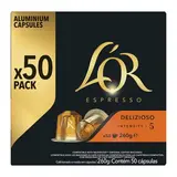 L'or Espresso  Café Capsules OR delizioso intensité 5, 50 capsules