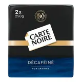 Carte Noire Café moulu Décaféiné 100% arabica, 2x250g