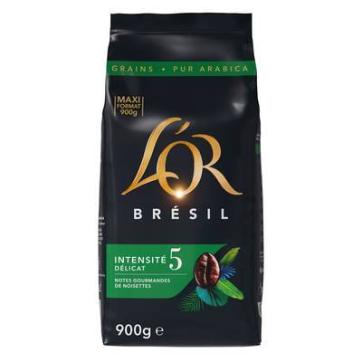 L'or Café grain origine Brésil, 900g
