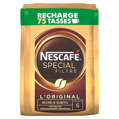 Nescafé Café Soluble Spécial filtre 75 tasses, 150g