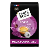 Carte Noire Dosettes de café Corsé n°7 compatibles Senseo, 60 dosettes