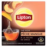 Lipton Thé Noir Mangue, 20 sachets