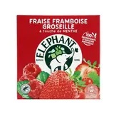 Elephant Infusion fraise framboise groseille et touche de menthe, 20 sachets
