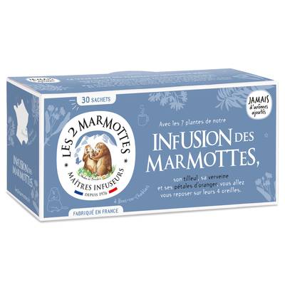Les 2 Marmottes L'Infusion des marmottes, 30 sachets