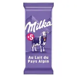 Milka Tablette de chocolat au lait du Pays Alpin, 5x100g