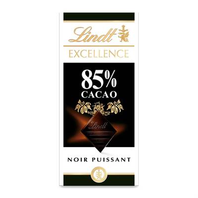 Lindt Excellence Noir puissant 85%, 100g