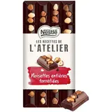 Nestlé Les Recettes de l'Atelier Chocolat noir noisettes entières torréfiées, 170g