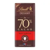 Lindt Chocolat Noir à Patisser 70% Cacao intense, 180g