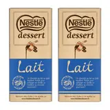 Nestlé Dessert Chocolat à pâtisser au lait, Lot de 2x170g