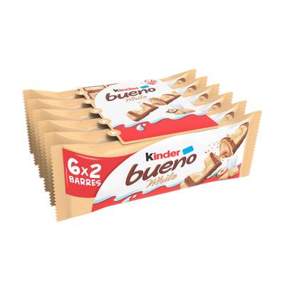 Kinder Kinder Bueno White, 6 barres - 234g