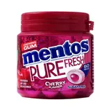 Mentos Chewing-gum pure fresh cerise sans sucre, 50 dragées