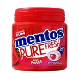 Mentos Chewing gum Pure Fresh Fraise, 50 dragées