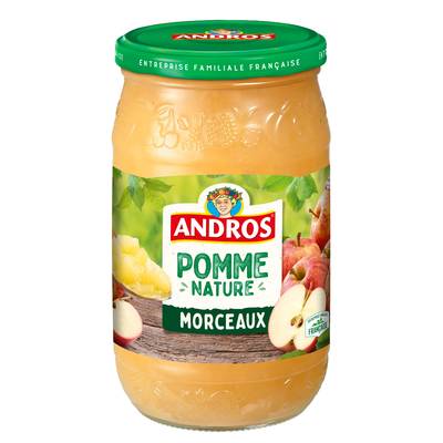 Andros Dessert de pomme avec morceaux, 740g