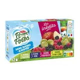 Pom Potes Gourdes multivariétés sans sucres ajoutés bio, 12 gourdes de 90g