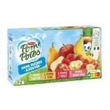 Pom Potes Gourdes multivariétés sans sucres ajoutés, 12 gourdes de 90g