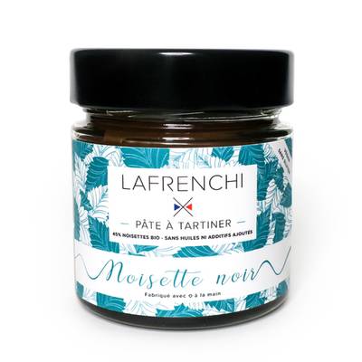 La Frenchi Pâte à tartiner Noisettes Chocolat Noir, 250g