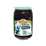 Andros Confiture allégée de myrtille, 350g