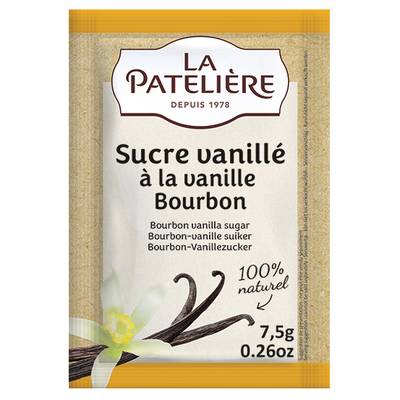 La Patelière  Sucre Vanillé Naturel à la Vanille Bourbon, 37.5g