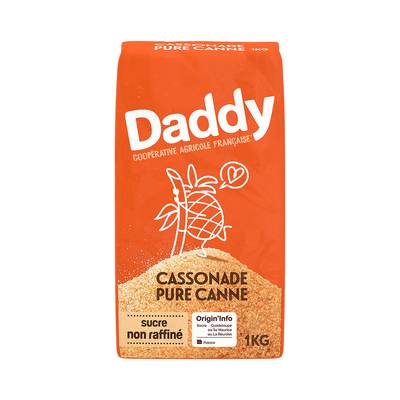 Daddy Sucre Cassonade pure canne, 1kg