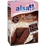 Alsa Préparation gâteau moelleux chocolat, 435g