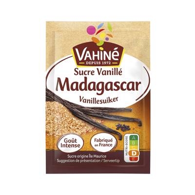 Vahine Sucre vanillé Madagascar, 5 sachets