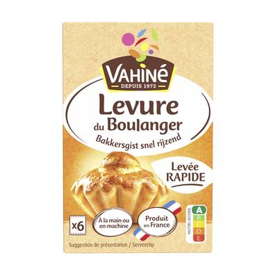 Vahine Levure de boulanger levée rapide, 27,6g