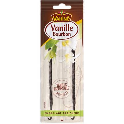 Vahine Gousses de vanille, 2 gousses