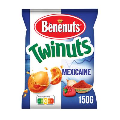 Benenuts Twinuts saveur mexicaine, 150g