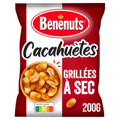 Benenuts Cacahuètes grillées à sec, 200g