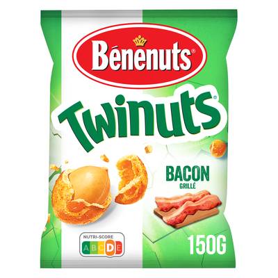 Benenuts Twinuts goût Bacon, 150g