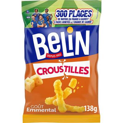 Belin Les croustilles goût emmental, 138g